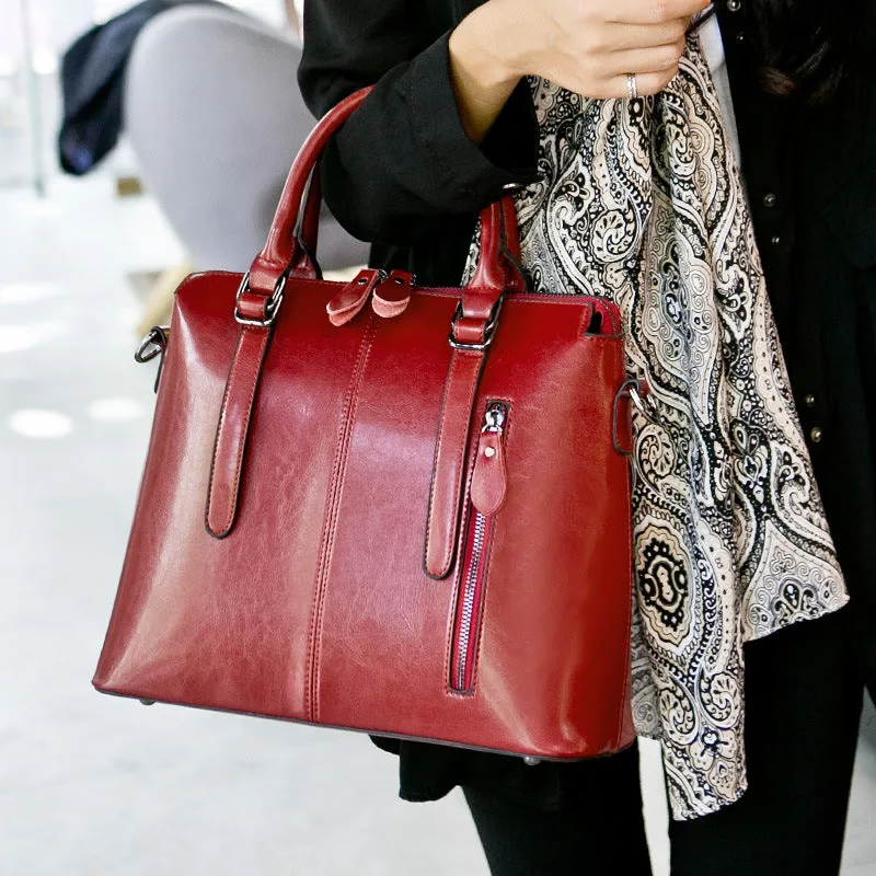 Top Grain Leather Shoulder Bag For Women Stylish Leather Tote Bag Women's Leather Crossbody Bag Christmas Gifts For Her SX218