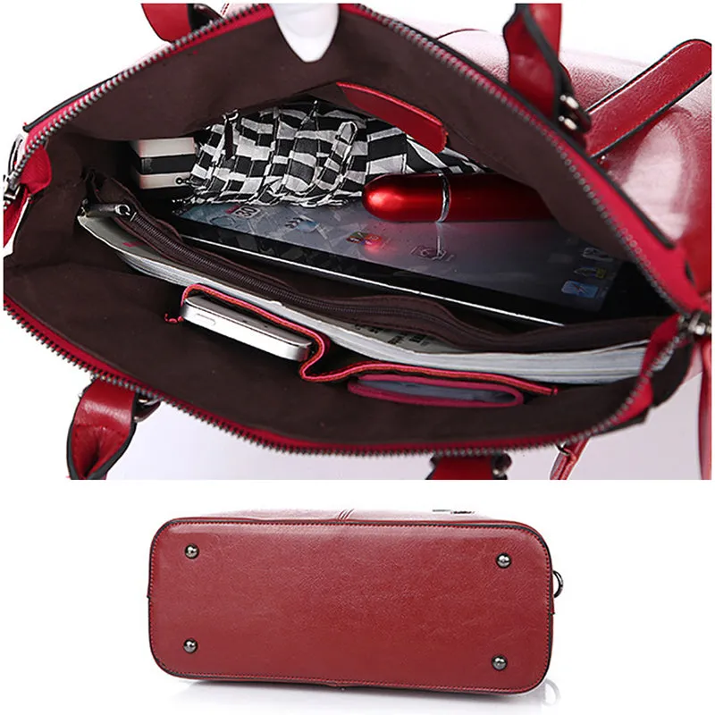 Top Grain Leather Shoulder Bag For Women Stylish Leather Tote Bag Women's Leather Crossbody Bag Christmas Gifts For Her SX218