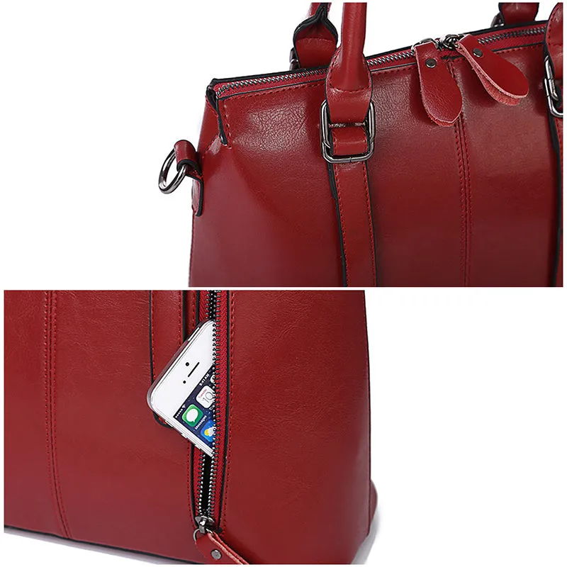 Top Grain Leather Shoulder Bag For Women Stylish Leather Tote Bag Women's Leather Crossbody Bag Christmas Gifts For Her SX218