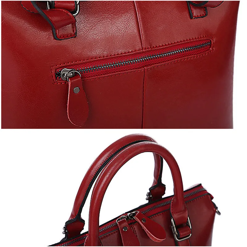 Top Grain Leather Shoulder Bag For Women Stylish Leather Tote Bag Women's Leather Crossbody Bag Christmas Gifts For Her SX218
