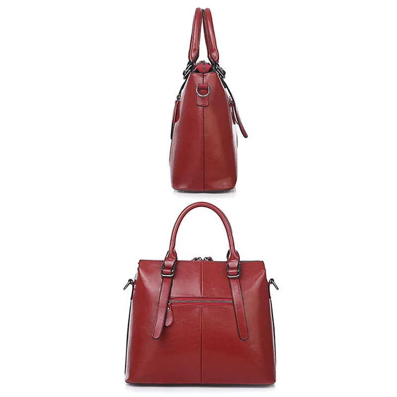 Top Grain Leather Shoulder Bag For Women Stylish Leather Tote Bag Women's Leather Crossbody Bag Christmas Gifts For Her SX218