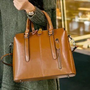 Top Grain Leather Shoulder Bag For Women Stylish Leather Tote Bag Women's Leather Crossbody Bag Christmas Gifts For Her SX218