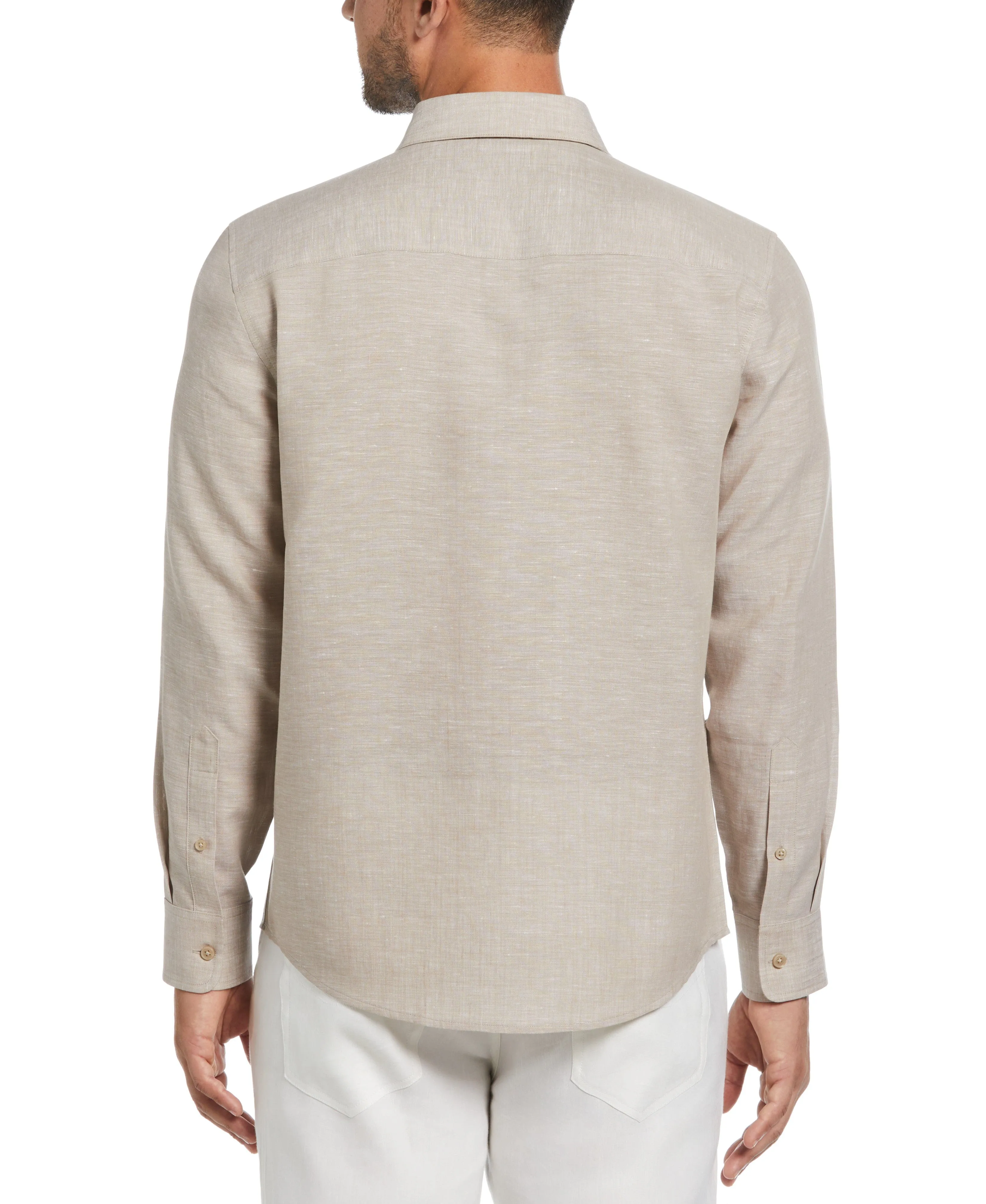 Travelselect™ Linen-Blend Long Sleeve Shirt