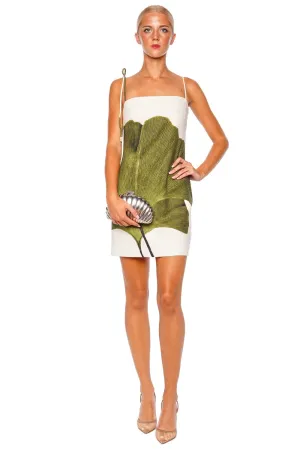 Tres Pm Tie Shoulder Mini Dress