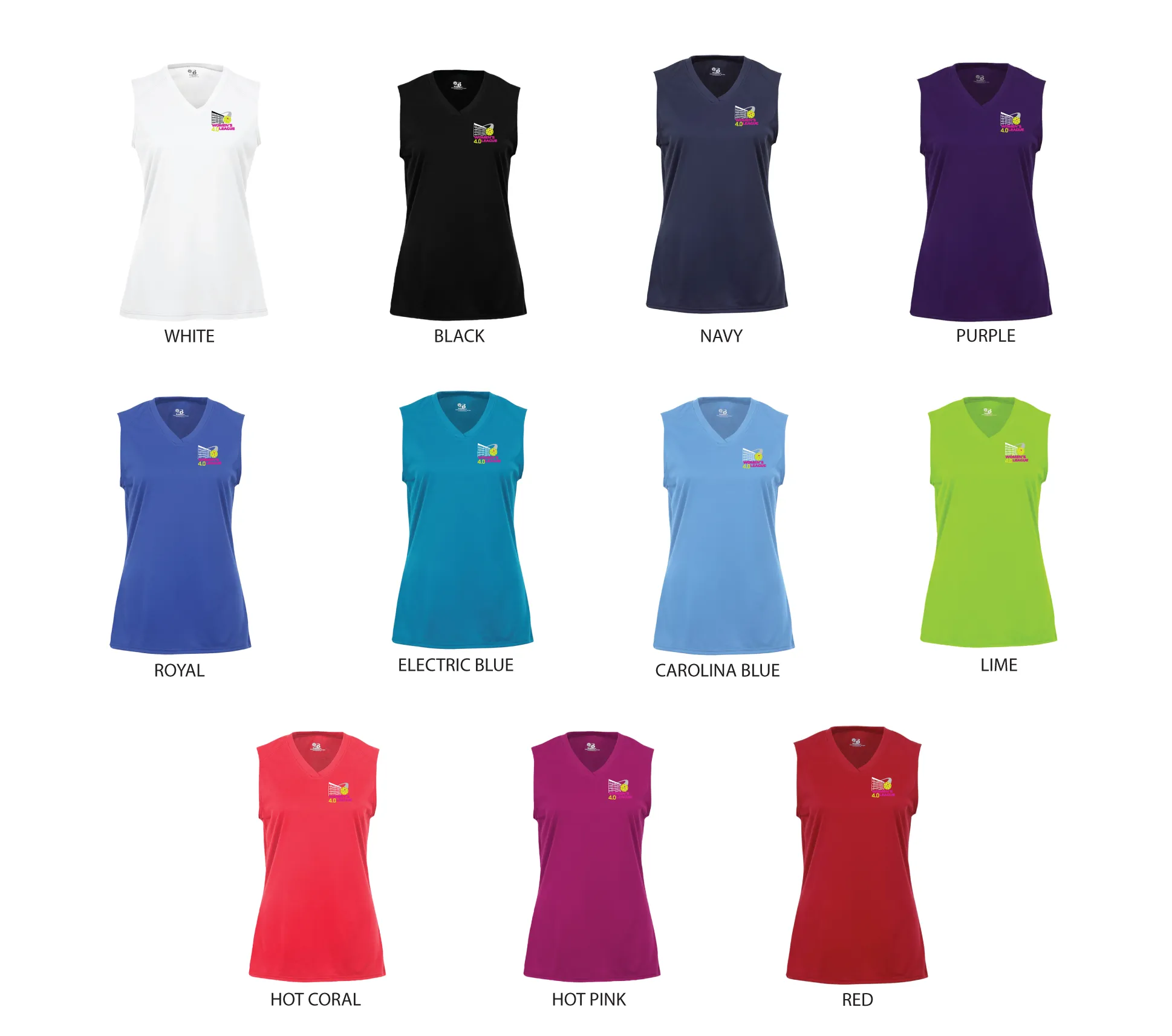 Villages Women's 4.0 League Short Sleeveless Shirt