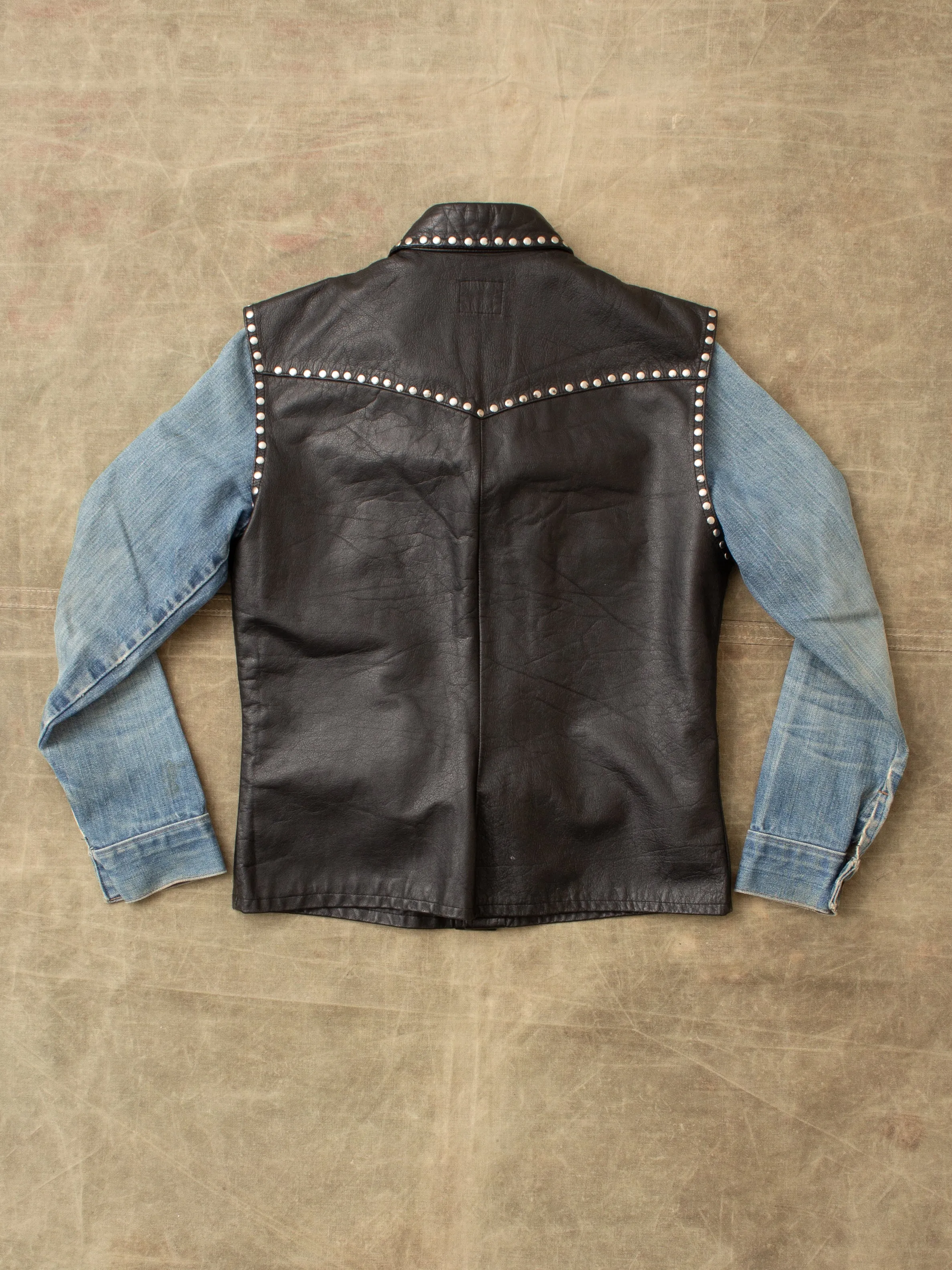 Vintage 80/90's Levi's Studded Leather Vest