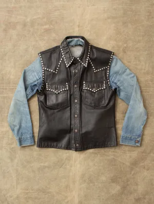 Vintage 80/90's Levi's Studded Leather Vest