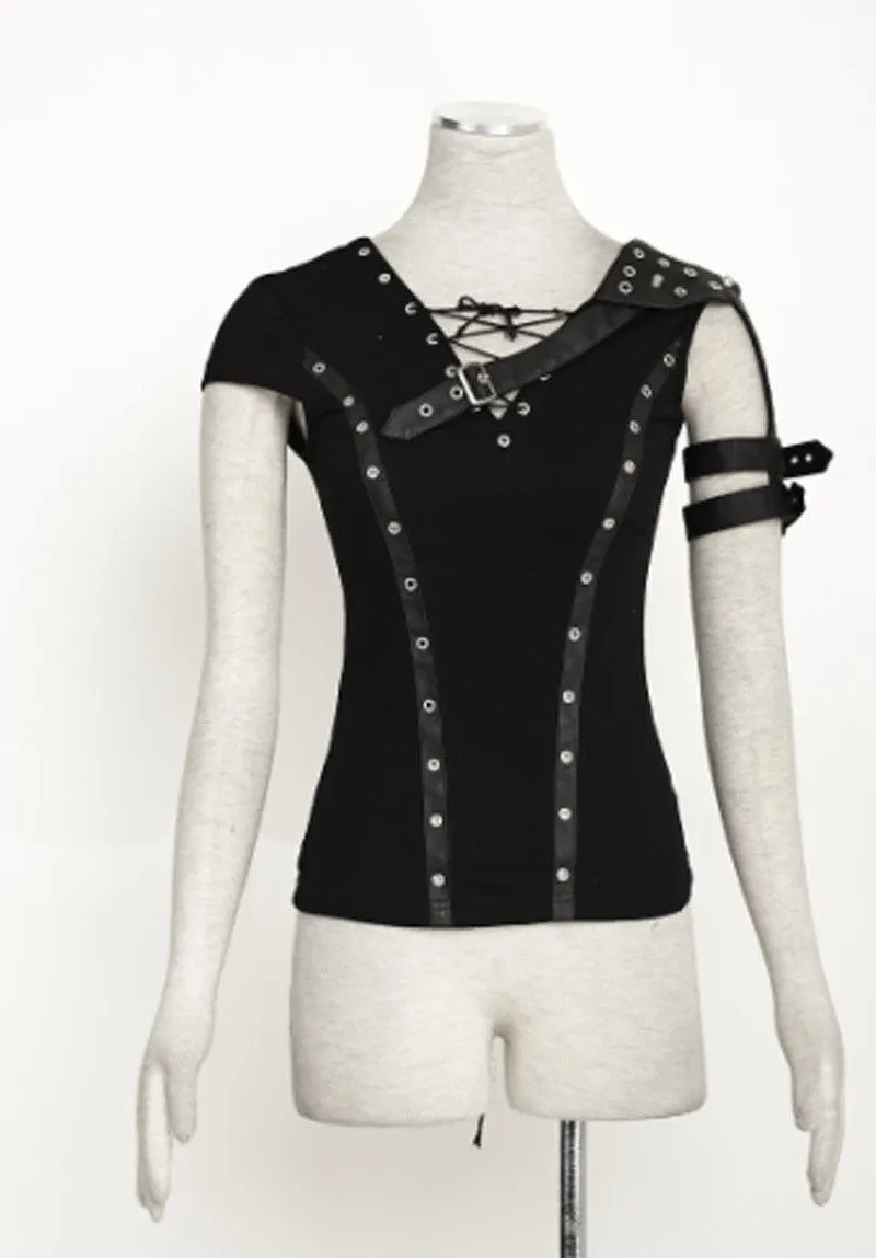 Vintage style Steampunk top (Black or Brown)