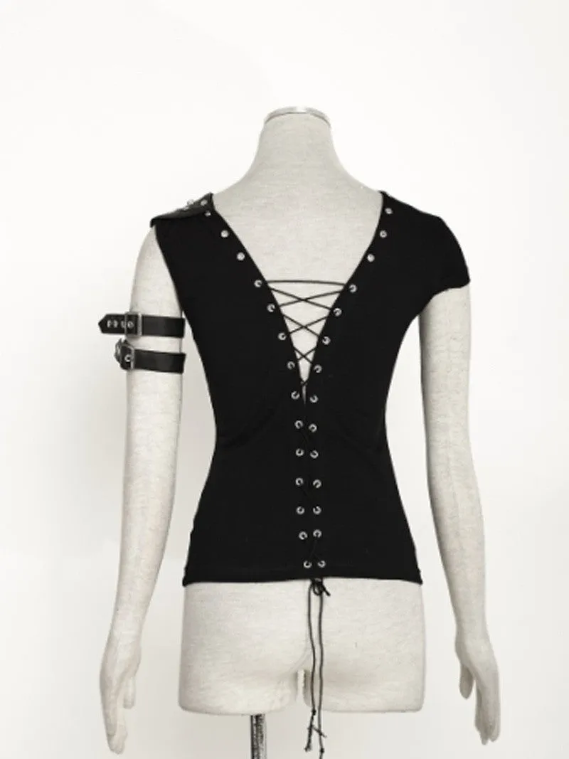 Vintage style Steampunk top (Black or Brown)