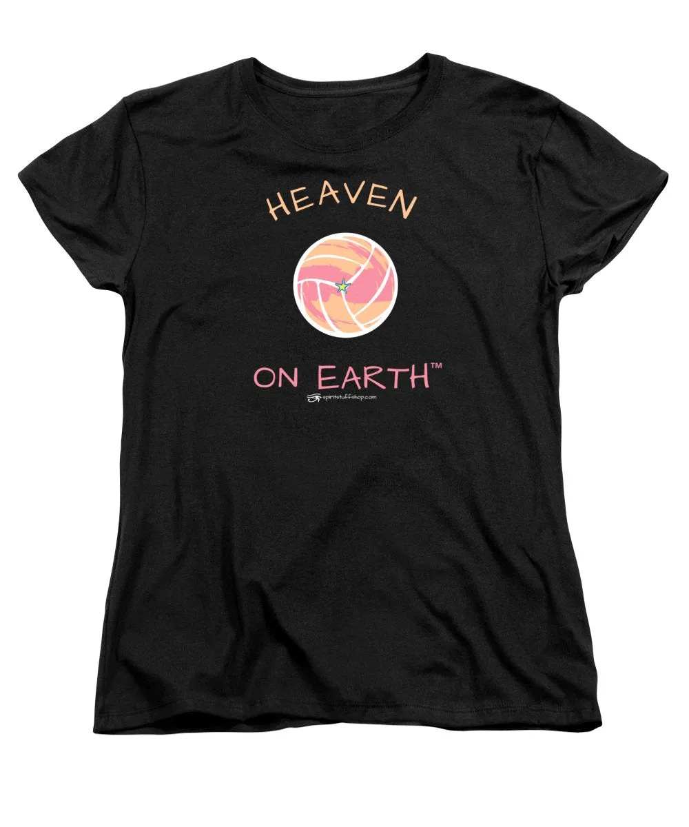 Volleyball Heaven On Earth - Women's T-Shirt (Standard Fit)
