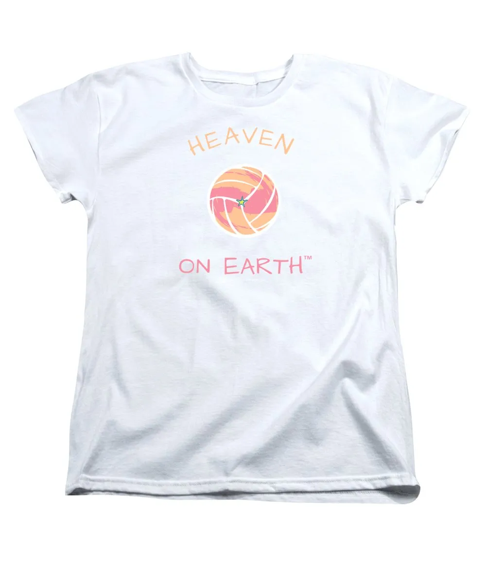 Volleyball Heaven On Earth - Women's T-Shirt (Standard Fit)