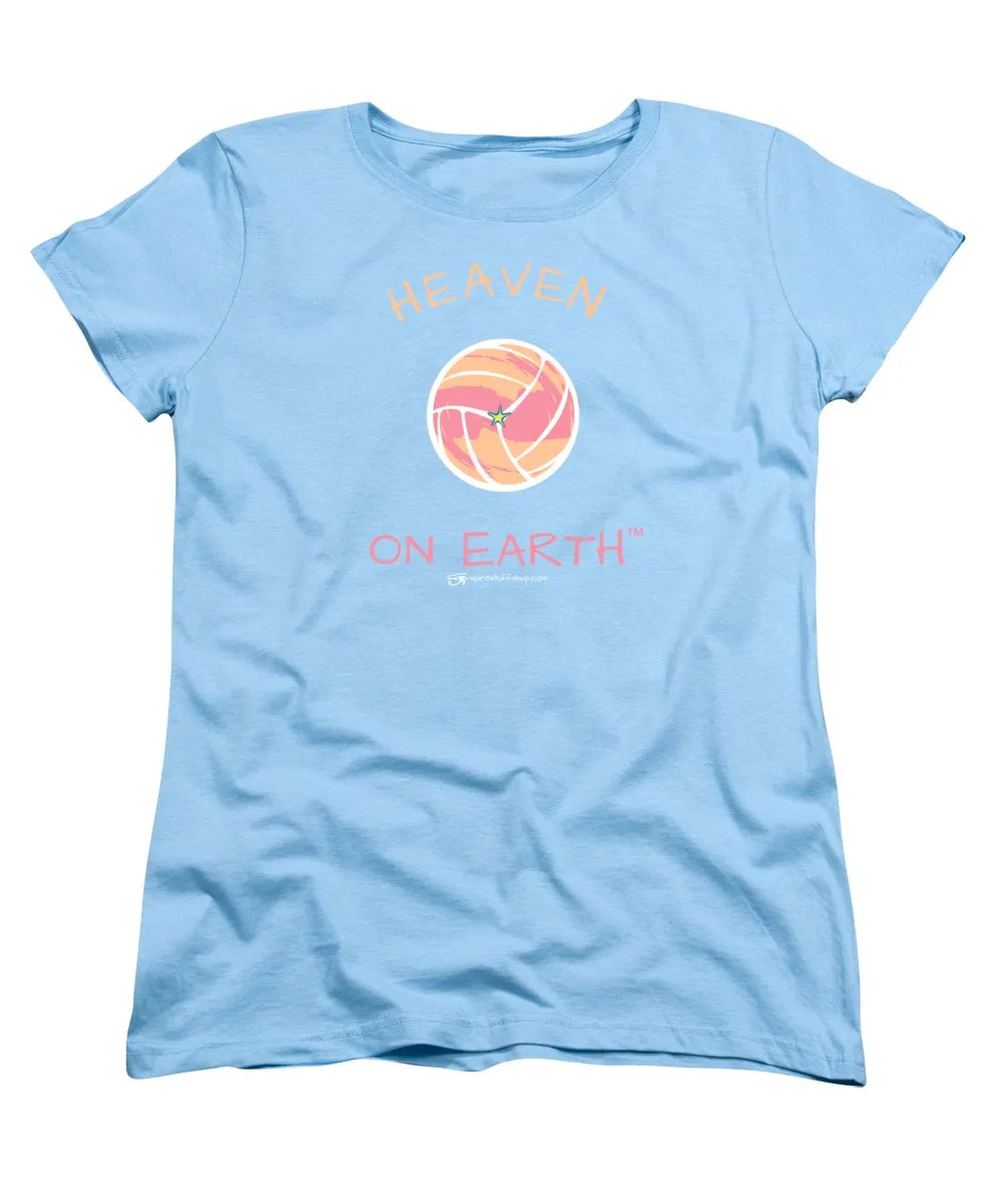 Volleyball Heaven On Earth - Women's T-Shirt (Standard Fit)