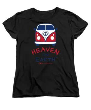 Vw Happy Camper Heaven On Earth - Women's T-Shirt (Standard Fit)