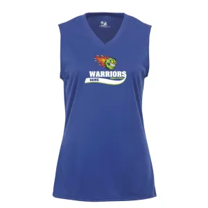 Warriors Ladies Performance Sleeveless Tank