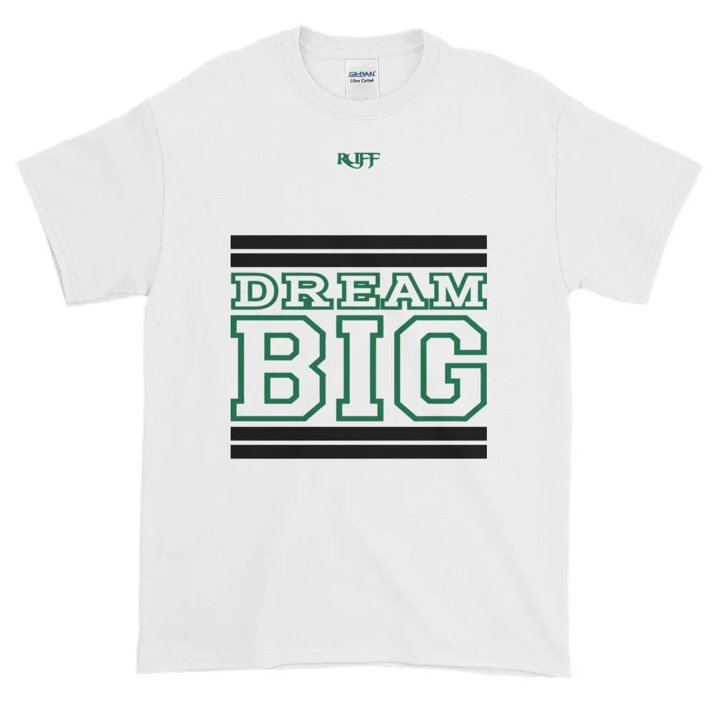 White Black and Green Short-Sleeve T-Shirt