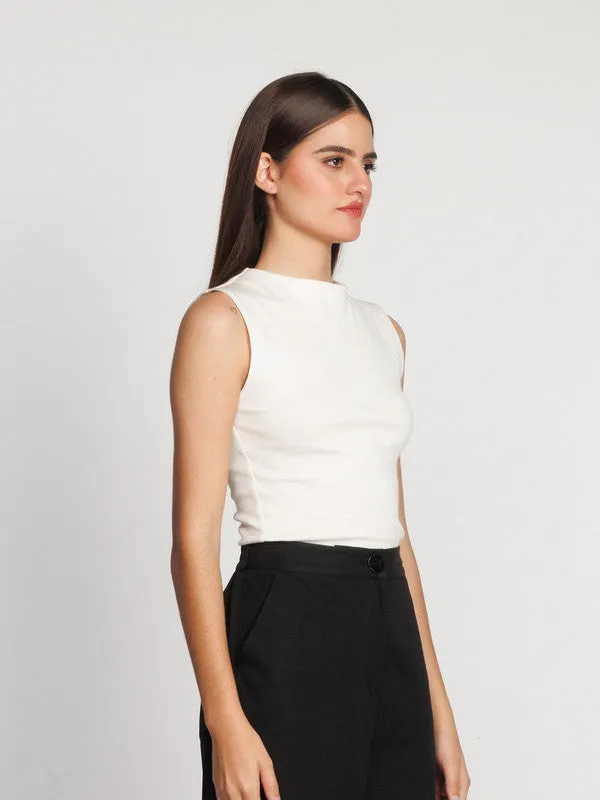 White Solid Top