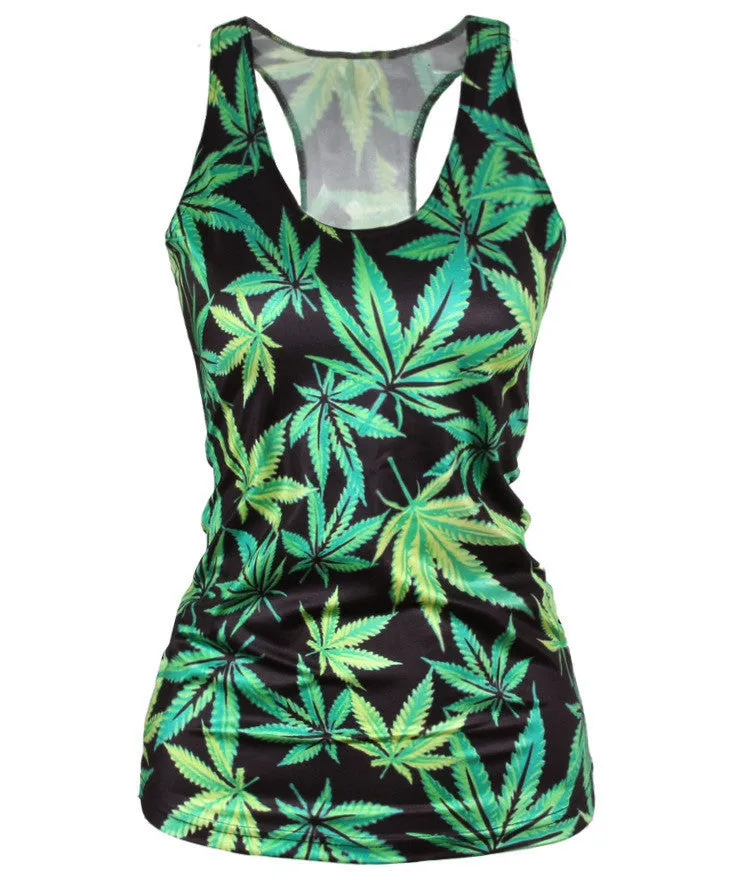 Women Summer Style T Shirt Punk Club Sleeveless Costume 3D T-Shirts Women Fashion Leisure Vest