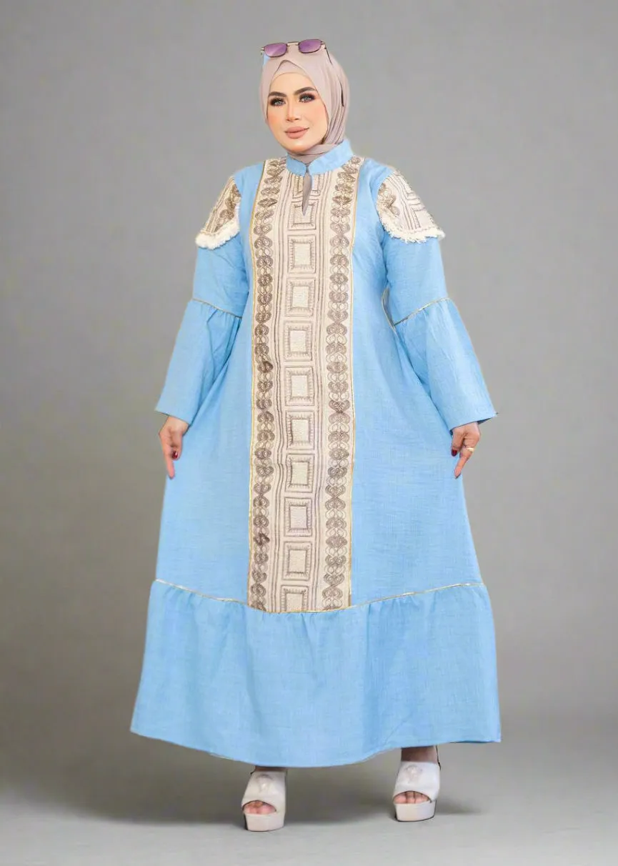 Women's abaya made of linen