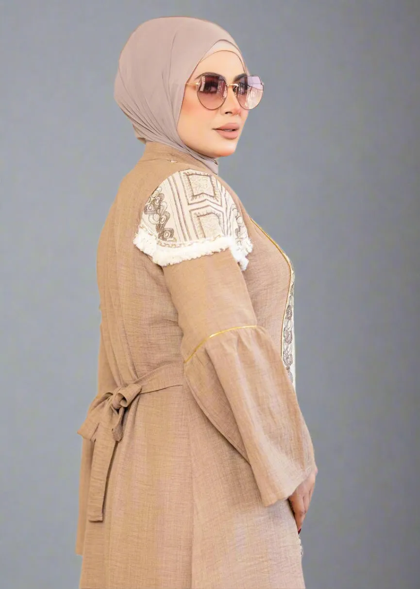 Women's abaya made of linen