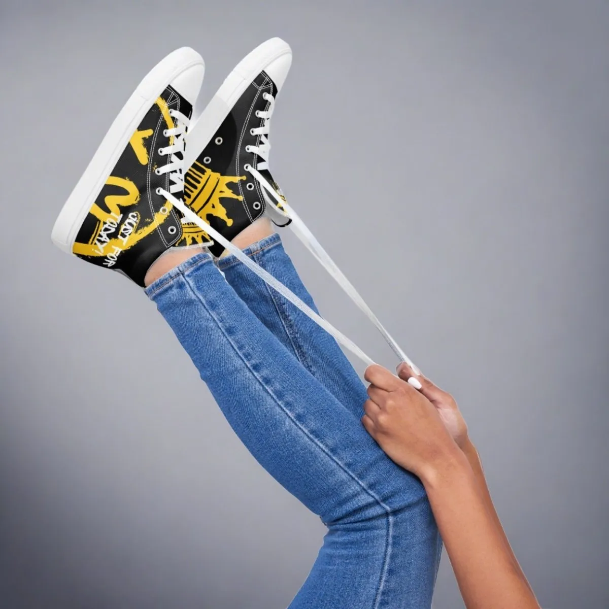 Women's Empowerment High Tops - Sobriety Statement Edition