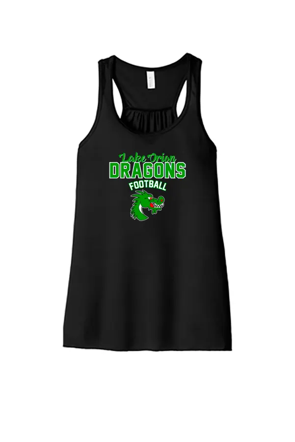 Women's Flowy Racerback Tank - LO Football