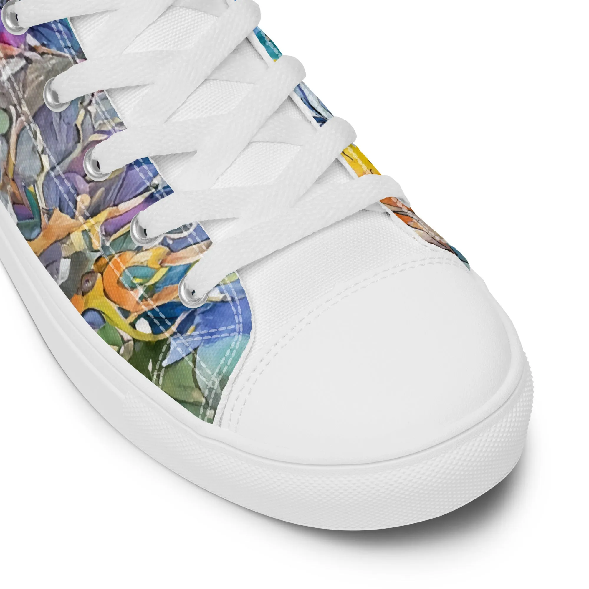 Women's Ocean Watercolor High Tops