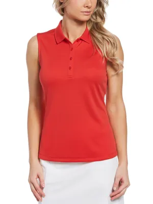 Womens Opti Dri™ Sleeveless Polo
