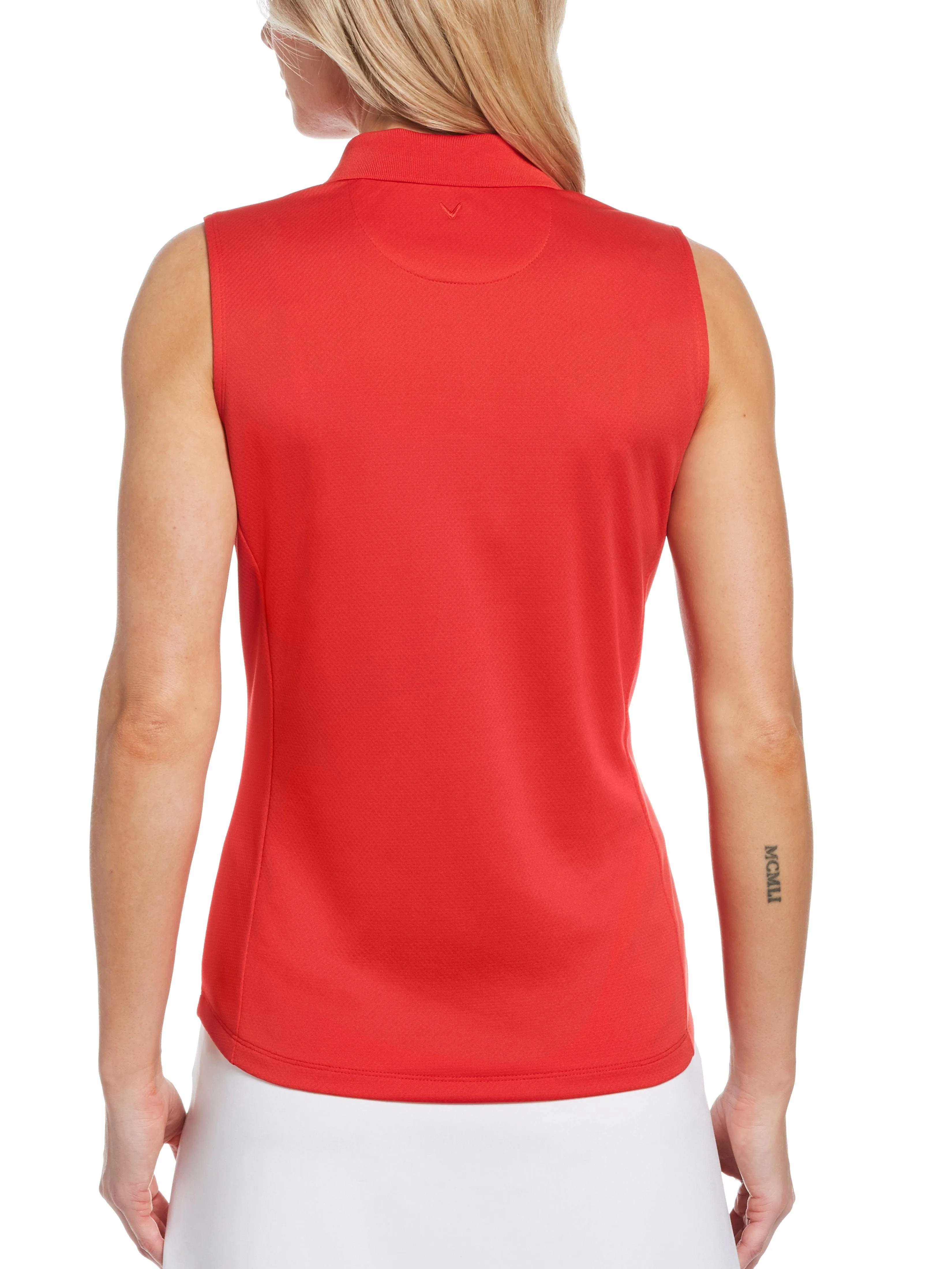 Womens Opti Dri™ Sleeveless Polo