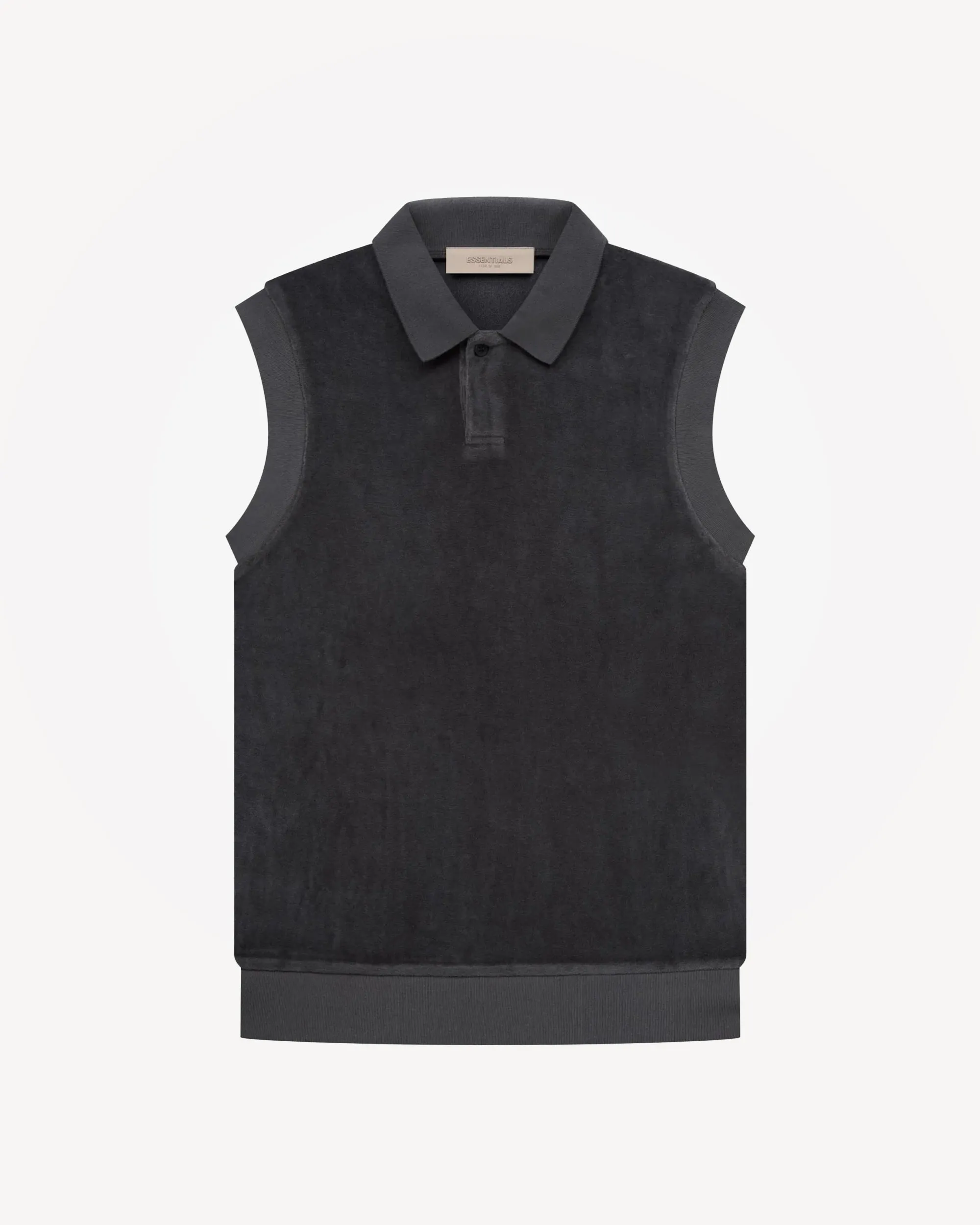 Women's Sleeveless Polo in Iron