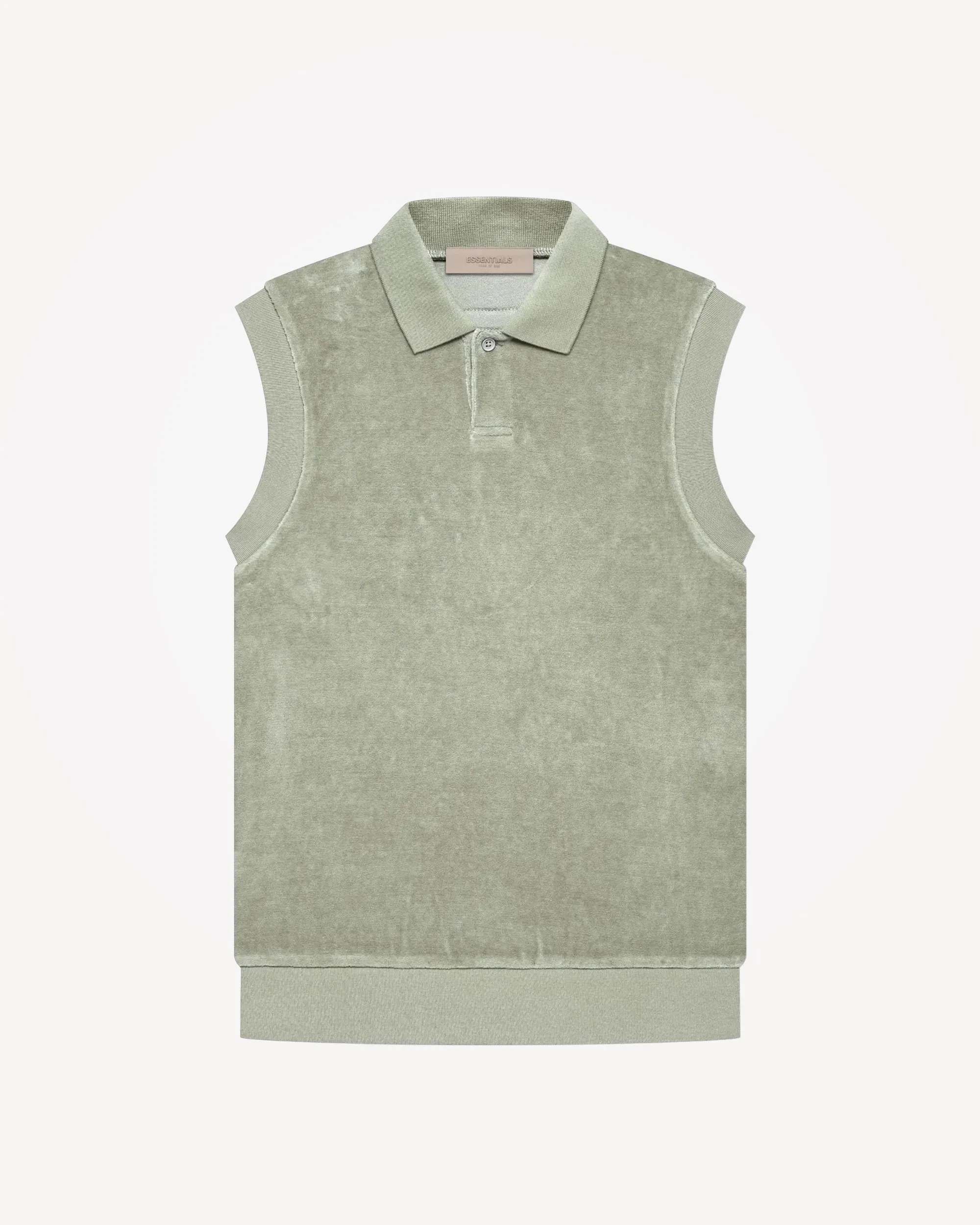 Women's Sleeveless Polo in Seafoam