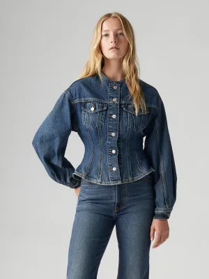 Women's Solid Dark-Blue Round Neck Top