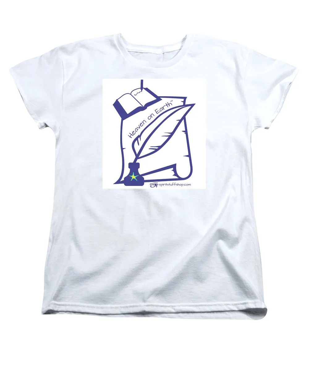 Writer Heaven On Earth - Women's T-Shirt (Standard Fit)