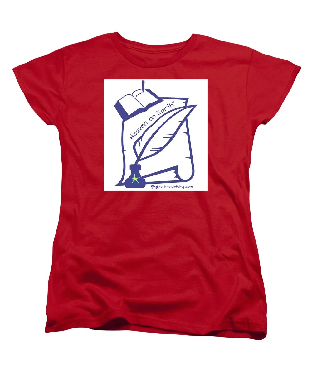 Writer Heaven On Earth - Women's T-Shirt (Standard Fit)
