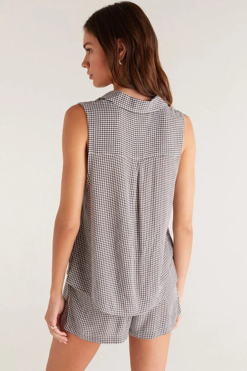 Z Supply Harper Gingham Top