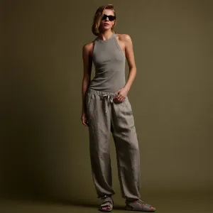 Zuma Linen Pant - Mineral Pigment